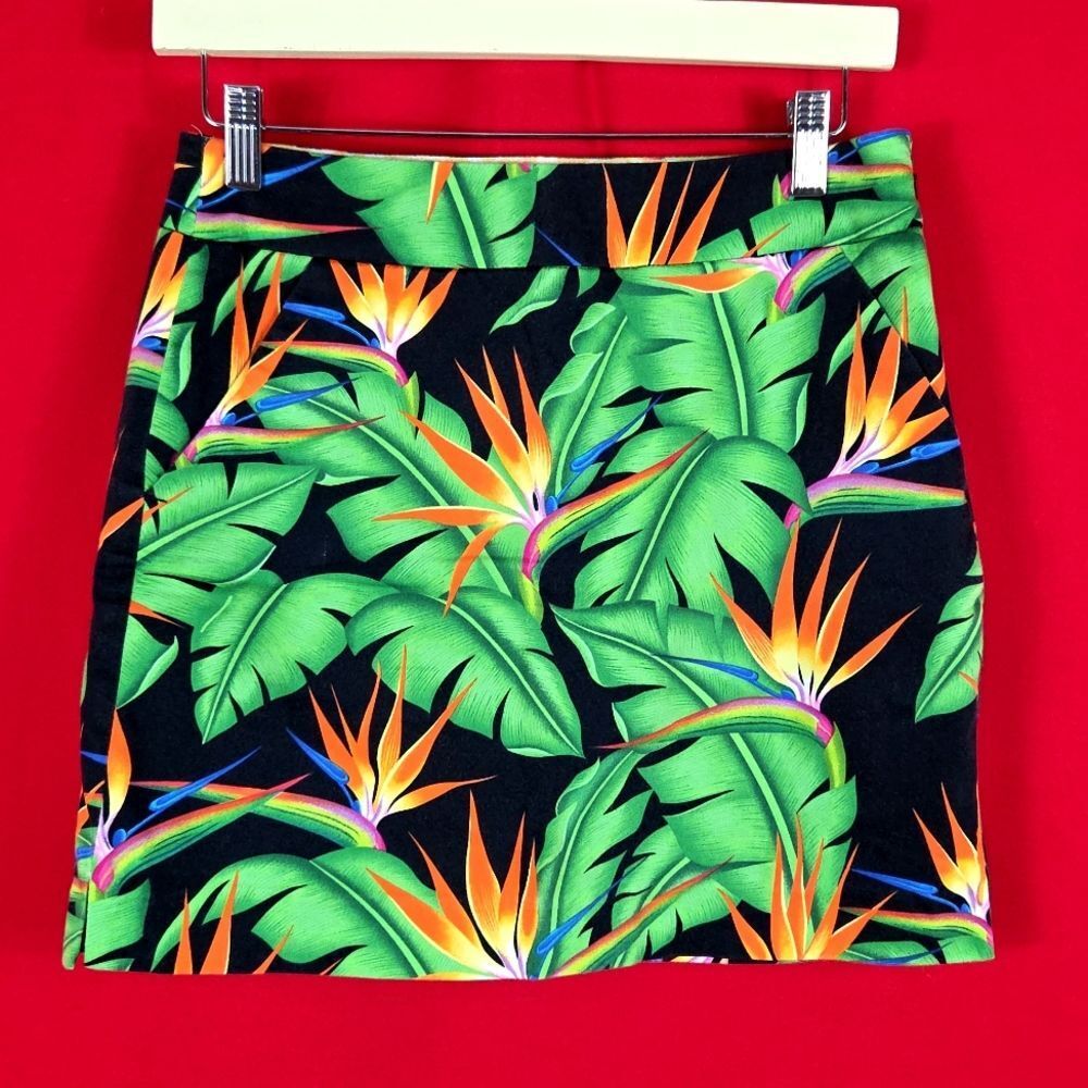 LOUDMOUTH Skort Leaf Print Womens Size 0‎ Golf